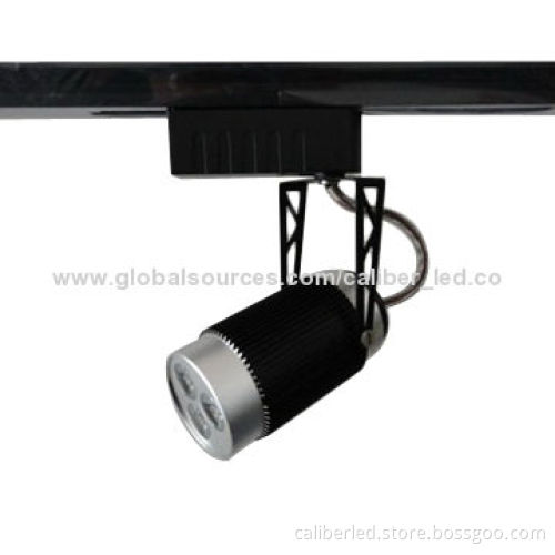 3*1W LED track light with CE certified, RoHS Directive-compliant & 3-year warranty